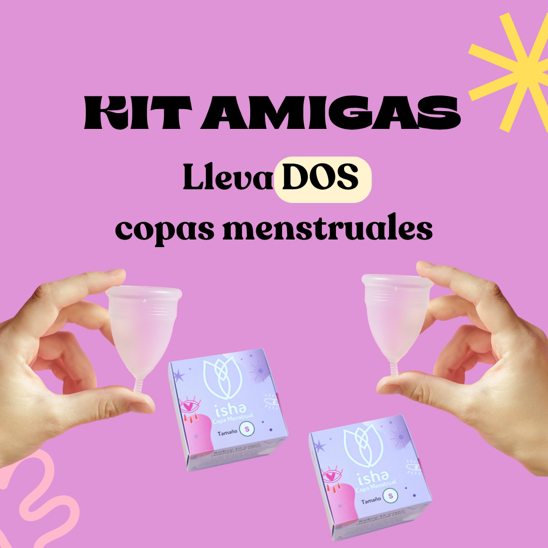 Kit Copa Menstrual Isha x 2 unidades