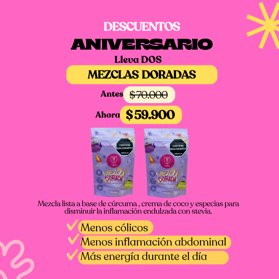 KIT CALMA: MEZCLA DORADA X 2 UNIDADES