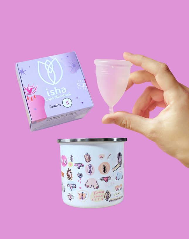 KIT COPA MENSTRUAL + OLLA LOVE YOURSELF