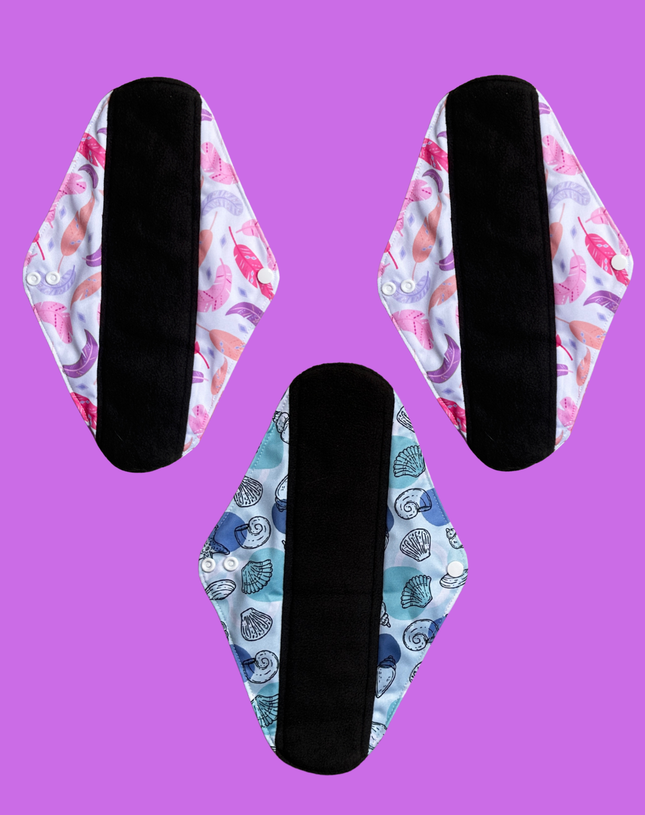 TOALLAS MENSTRUALES - Pack x 3 Flujo MEGA ABUNDANTE