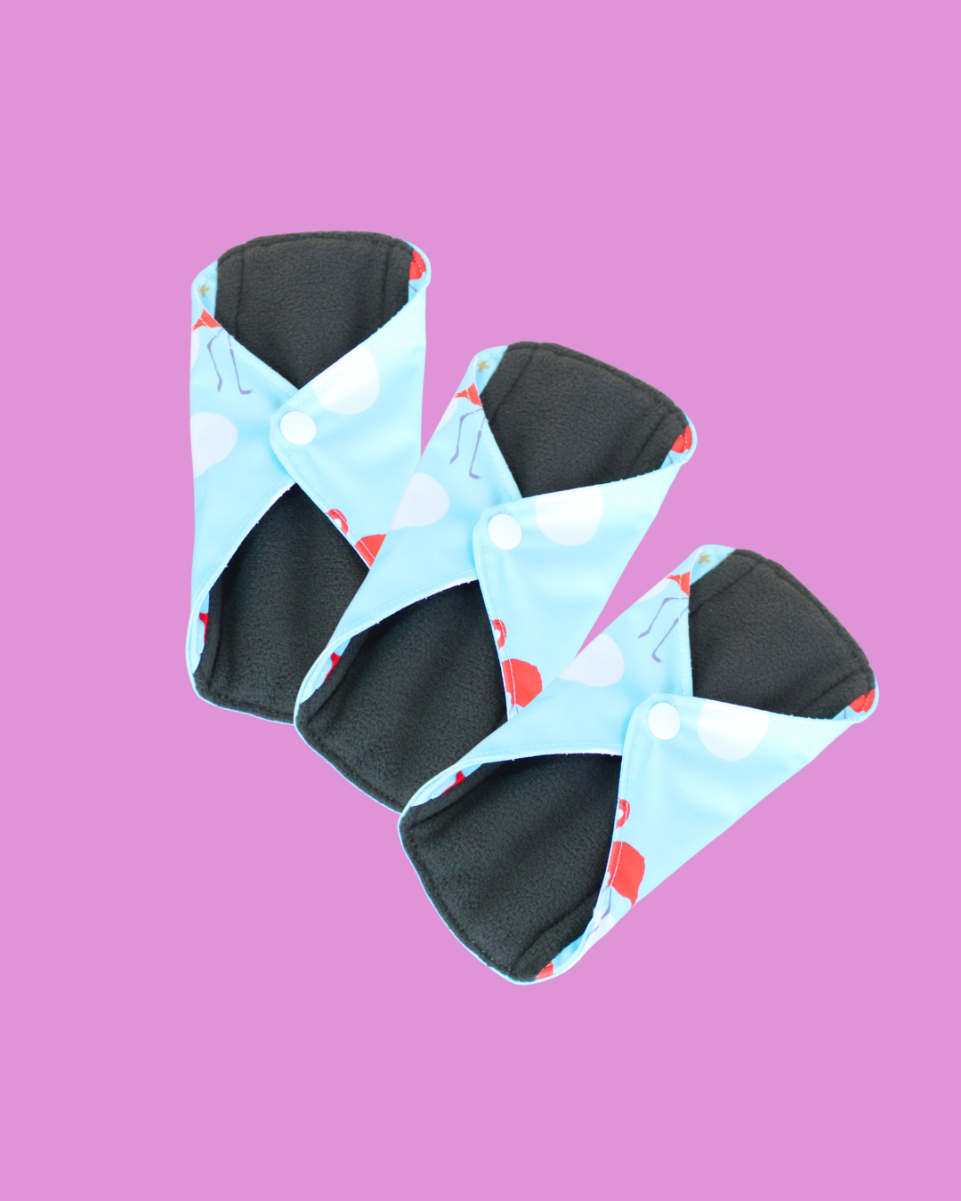 TOALLAS MENSTRUALES - Pack x 3 Flujo Medio