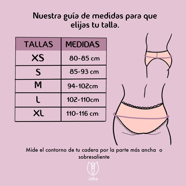 Cacheteros Menstruales Clásicos Negros