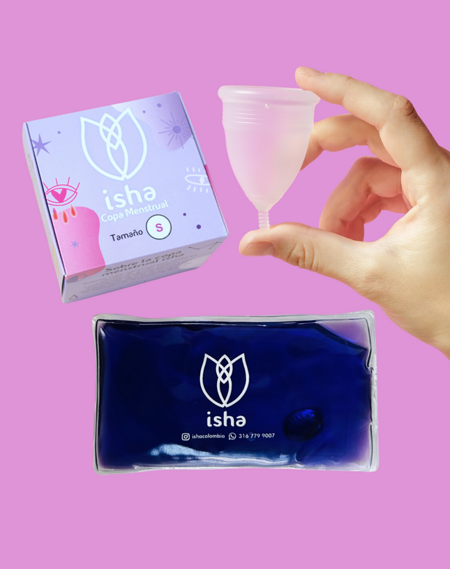 KIT COPA MENSTRUAL + BOLSA TÉRMICA PARA CÓLICOS