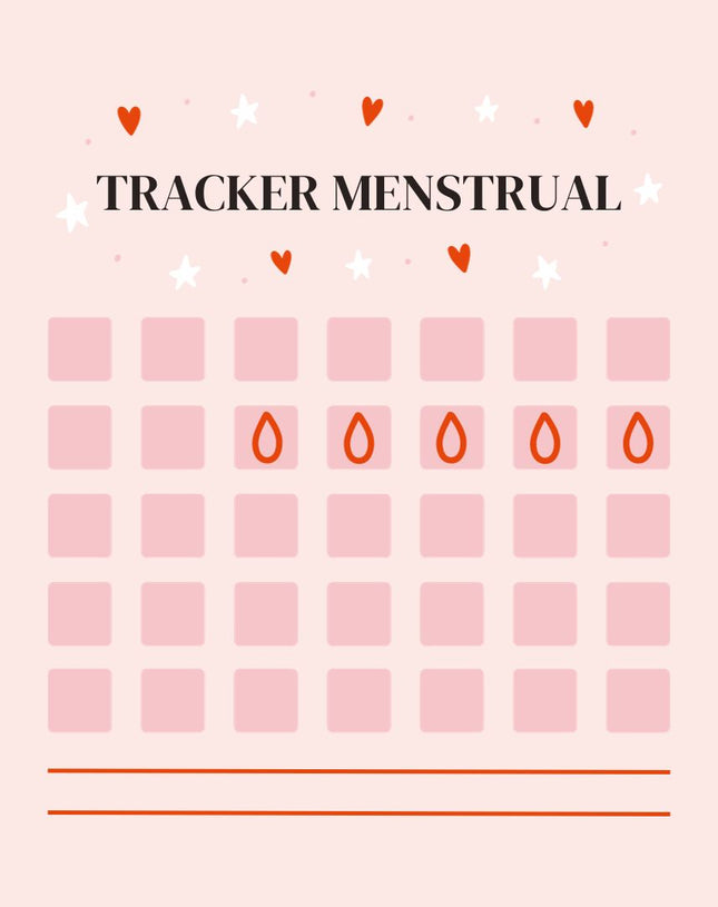 Plantilla Registro de Ciclo Menstrual